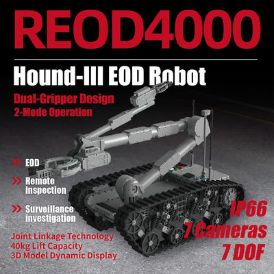EOD Robot for Safe Approach & Disposal of Explosive Hazards
