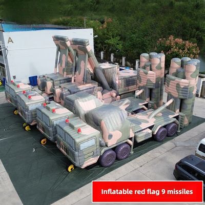 Hongqi 9 Missile Vehicle Big Flower Jungle Kamuflase 1/1 Produk yang disesuaikan Kain Oxford
