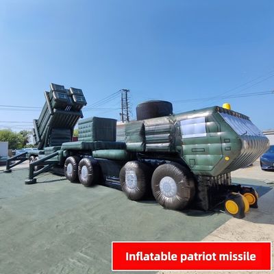 Kendaraan Rudal Pertahanan Udara Inflatable Patriot 1/1 Produk Khusus Kain Oxford