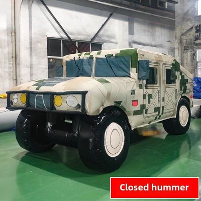 False Large Scale Field Training Simulation Target Model Outdoor Exercise Simulation Of Warrior Mobil Hummer Mobil Tutup Udara Gurun Kamuflase Tutup Udara Pompa Udara Khusus 800W