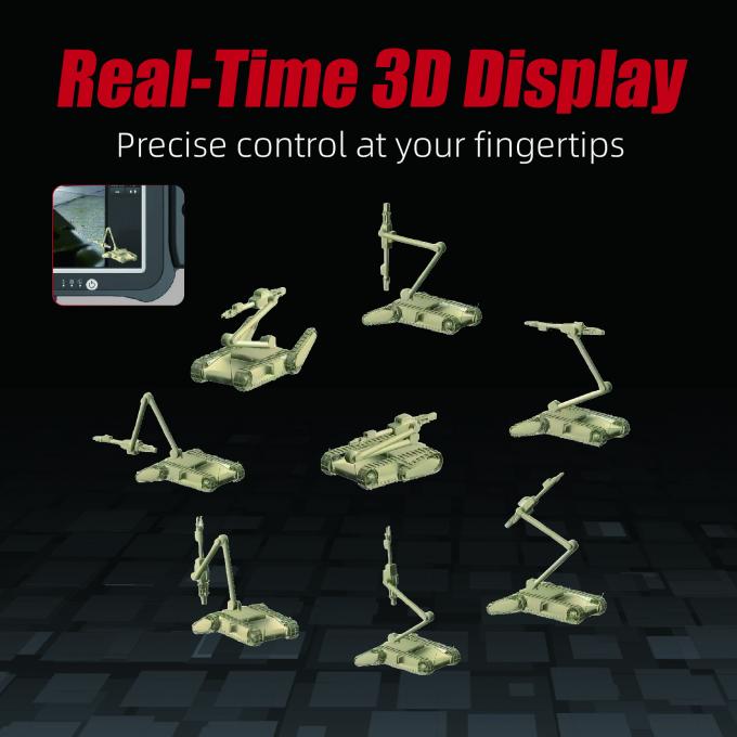 Robot EOD Menengah dengan Lengan Koordinat X-Y-Z untuk Pembuangan Presisi 2